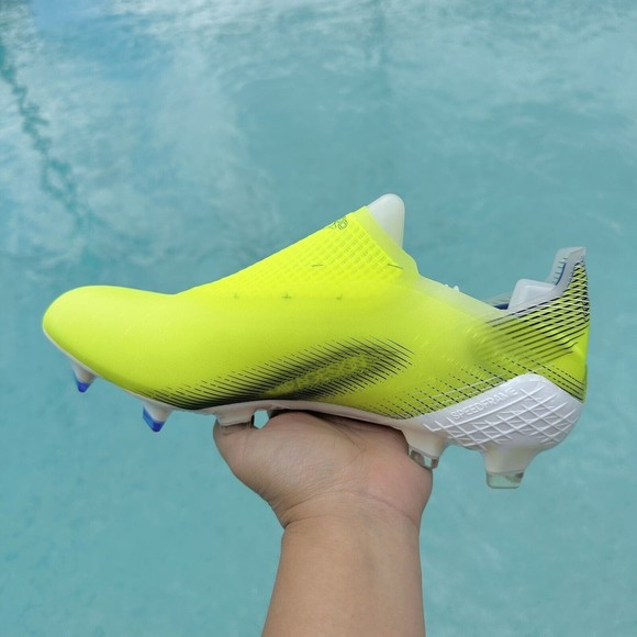 MEN\'S Adidas X Ghosted+ Fg Soccer Cleats Solar Yellow FW6911